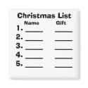Christmas List magnets by christigmc Christmas List magnets