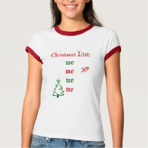 Christmas List T-shirt