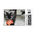 Christmas lolcat postage by junipergrove Christmas lolcat postage
