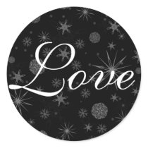Christmas Love Holiday Greeting Cards Seals Stickers