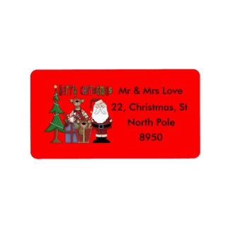 Christmas Love label