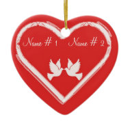 Christmas love ornament