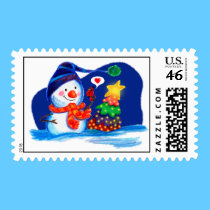 Christmas Love postage by KatrinaArt Christmas Love postage