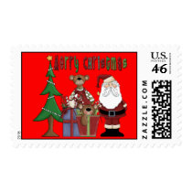 Christmas Love Postage Stamp