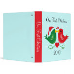 Christmas Lovebirds 1st Christmas Binder
