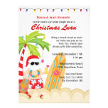 Christmas Luau Personalized Invitations