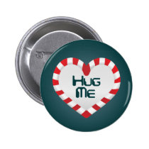 Christmas Lurve - Hug Me Button buttons