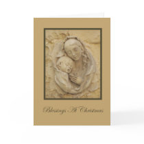 Christmas madonna and child cards