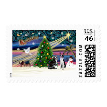 Christmas  Magic-Boston Terrier (2) Postage