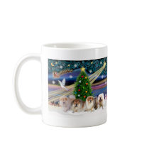 Christmas Magic Chow Chows (four) mugs by dogartchristmasgifts Christmas Magic Chow Chows (four) mugs