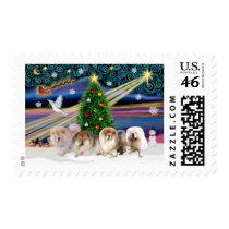 Christmas Magic  Chow Chows (four) postage