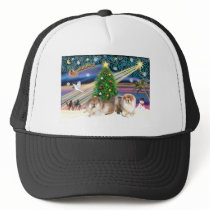 Christmas Magic Chow Chows (two) hats by dogartchristmasgifts Christmas Magic Chow Chows (two) hats