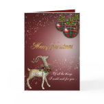 Christmas Magic Reindeer greeting card