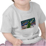 Christmas Magic West Highland Terrier (two) T-shirt