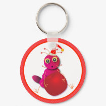Christmas Magnets Key Chains Buttons: Red Ant keychains by adellaandmella Christmas Magnets Key Chains Buttons: Red Ant keychains
