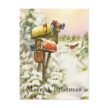 Christmas Mailboxes postcards
