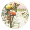 Christmas Mailboxes stickers