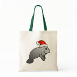 Christmas Manatee Santa