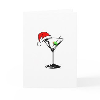 Christmas Martini card