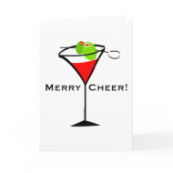 Christmas Martini card