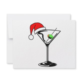 Christmas Martini Invitation