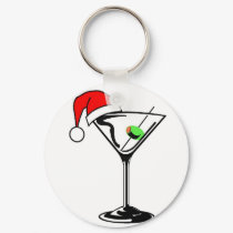 Christmas Martini keychains