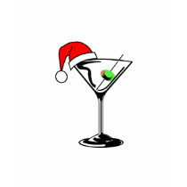 Christmas Martini t-shirts
