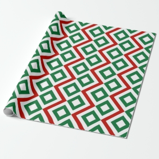 Christmas Meander wrapping paper