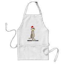 Christmas meerkat aprons