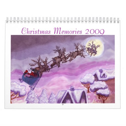 Christmas Memories 2009 Scrapbook calendar