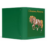 Christmas Memories Holiday Horse Scrapbook 3 Ring Binder