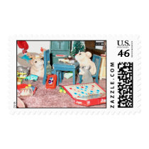Christmas Mice at Home Stamp