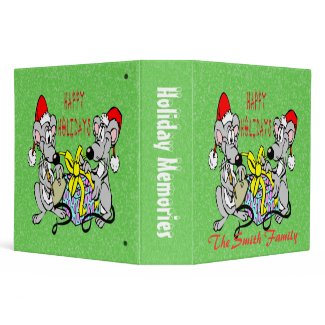 Christmas Mice Binder binder