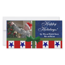 "Christmas Military" Photo Card