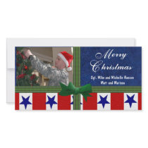 "Christmas Military" Photo Cards