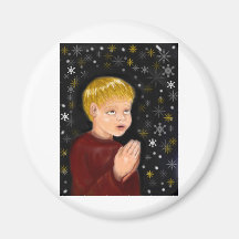 christmas miracle refrigerator magnet
