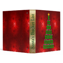 Christmas Money Tree Vinyl Binder