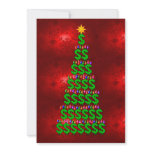 Christmas Money Tree Personalized Invite