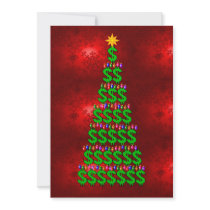 Christmas Money Tree Personalized Invite
