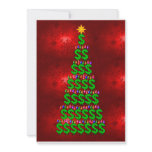 Christmas Money Tree Invitations