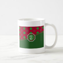 Christmas Monogram Mug