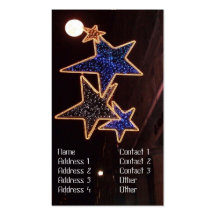 Christmas Moon Business Card Templates