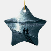 CHRISTMAS MOONLIGHT STROLL ORNAMENTS