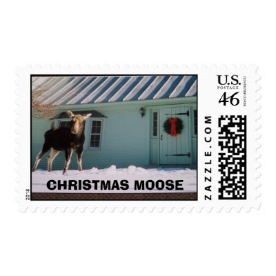 CHRISTMAS MOOSE Postage