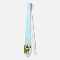 Christmas Moose Necktie
