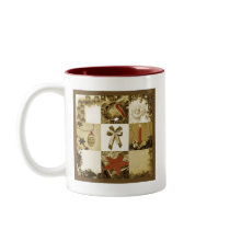 Christmas mosaic mugs