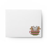 christmas mouse and gingerbread cup envelopes