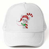 Christmas Mouse Candy Cane Mesh Hats