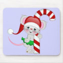 Christmas Mouse Candy Cane mousepads by Kadoodles Christmas Mouse Candy Cane mousepads
