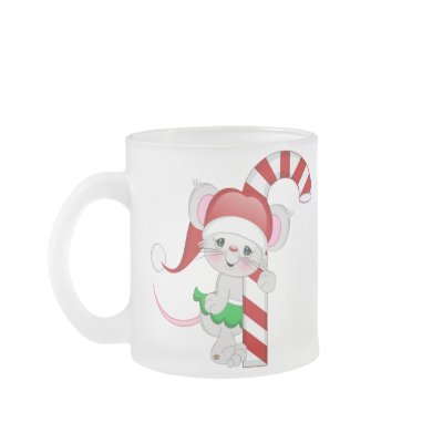 Christmas Mouse Candy Cane mugs